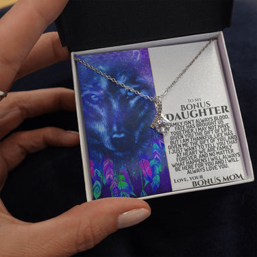 Bonus Daughter (Wolf) Alluring Beauty Necklace - Love You This Much